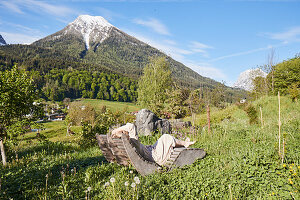 A view of the Alps near Berchtesgaden, Bavaria, Germany