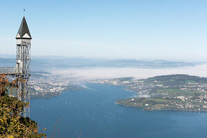 Hammetschand Aufzug (höchster Freiluft-Aufzug Europas), Kanton Luzern, Schweiz