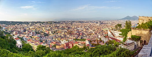 A view of Vomero, Naples, Campania, Italy