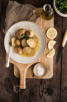 Ofenkartoffeln mit Zitrone