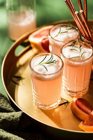 Grapefruit rosemary drink
