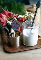 Chocolate stars on a stick (chocolate lollipops)