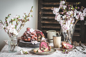 Neapolitan Bundt Cake