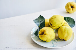 Quinces on a plate