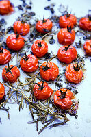 Baked tomatoes with rosemary