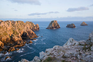 Tas de Pois, Pointe de Pen Hir, Crozon Halbinsel, Presqu ile de Crozon, Finistere, Bretagne, Frankreich