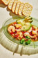 Cóctel de Camarón – Mexican shrimp cocktail with avocado