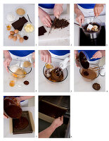 making brownies