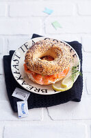 Bagel with lox