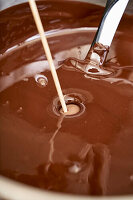 Making chocolates (close-up)