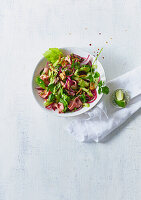 Thai beef salad with lime-chilli dressing