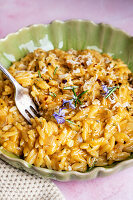 Creamy Orzo With Rosemary Browned Butter