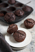 Vegan chocolate muffins