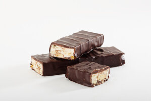 Nougat covered with dark chocolate