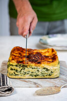 Spinach lasagna (hot air fryer)