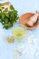 Fennel and lemon balm herbal tea