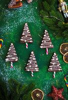 Brownie-Weihnachtsbäume