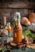 Pumpkin syrup with Christmas spices