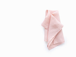 Pink cloth napkin