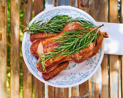 Roasted chicken with rosemary