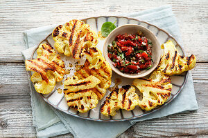 Grilled cauliflower