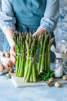 Fresh green asparagus