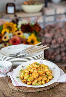 Roasted potatoes with herbs