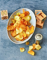 Selbstgemachte Kartoffelchips