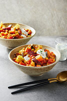 Chickpea and vegetable curry