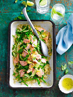 AWW Cookboook - Mini - Healthy Lunchbox - Salads, Soups &amp; Savouries - Salmon &amp; Quinoa Salad