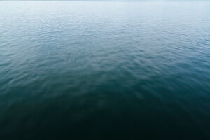 Motion blurred water, Puget Sound, Seattle, WA, USA.