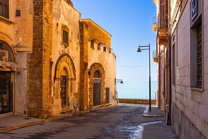 Ehemalige Kirche Sant'Antonio Abate,Sciacca,Agrigento,Sizilien,Italien,Mittelmeerraum,Europa