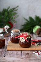 Salzkaramell im Glas als Geschenk