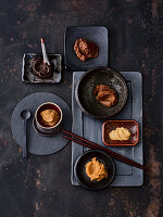 Aka Miso, Ama Mugi Miso aus Gerste, Shiro Miso, Aged Red Miso