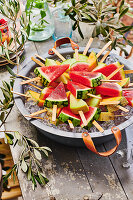 Melonen-Sticks