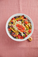 Griechischer Pasta-One-Pot