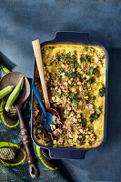 Reis-Okra-Bobotie mit Tamarinde