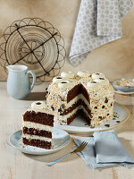 Schokoladen-Kokos-Torte