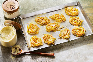 Hausgemachte Eiernudeln