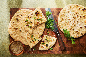 Hausgemachtes Pitabrot