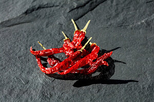 Getrocknete rote Chilischoten