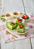 Mooskuchen-Schnitten