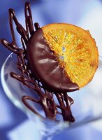 Candied orange with chocolate