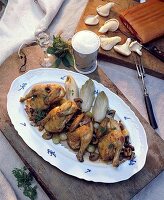 Fricassee with beer sauce