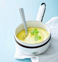 Saucepan of Bearnaise sauce