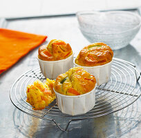 Salmon savoury cup cakes