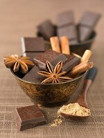 Chocolate and spices