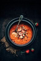 Erdbeer-Paprika-Suppe (vegan)
