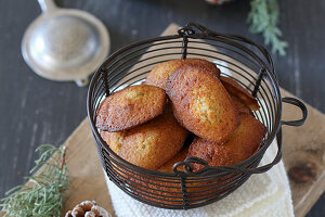 Buchweizen-Madeleines mit Honig