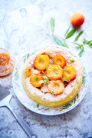 Apricot magic cake